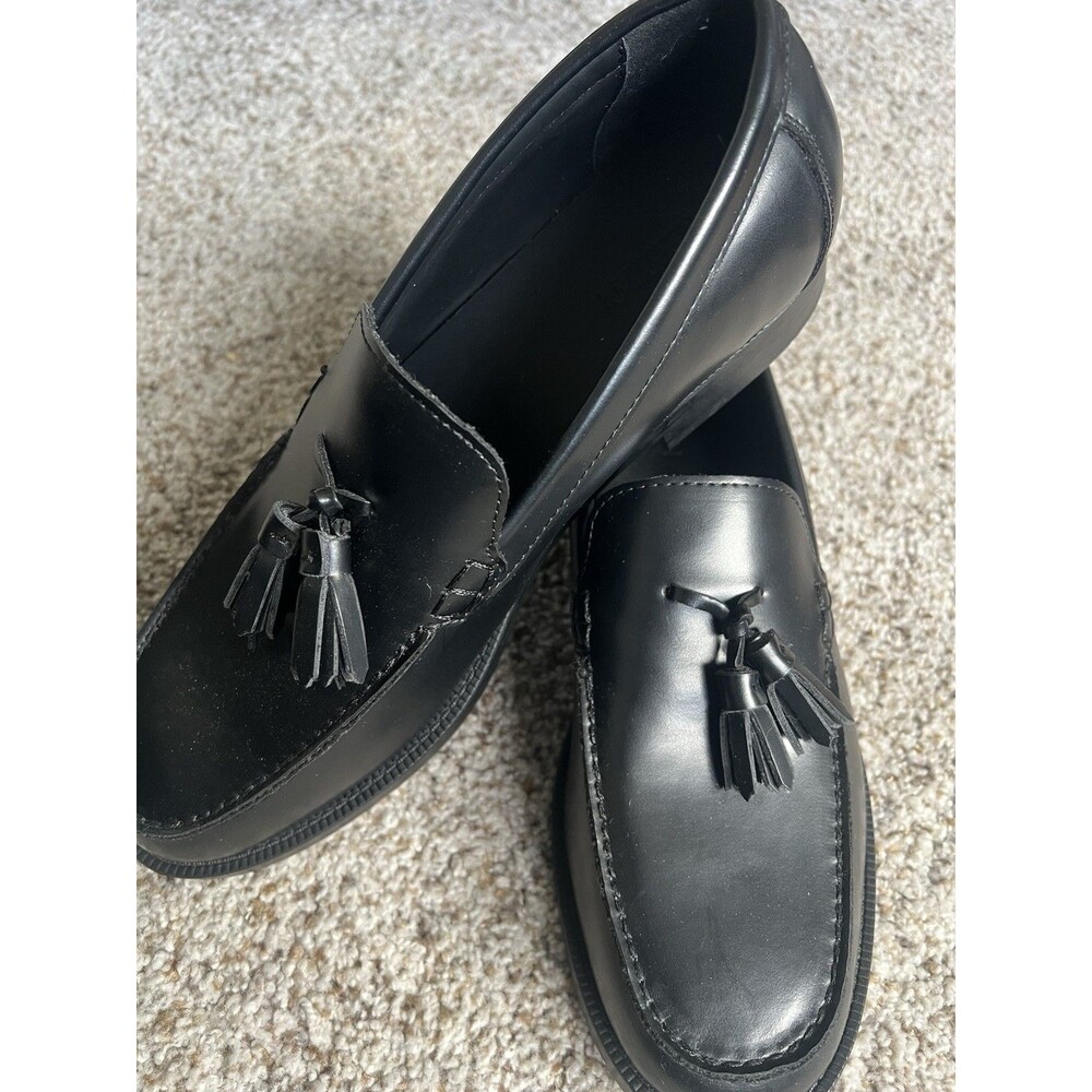 Zara Men's Regnum Comfort Tassel Loafers Black Size EU 41 NWOB